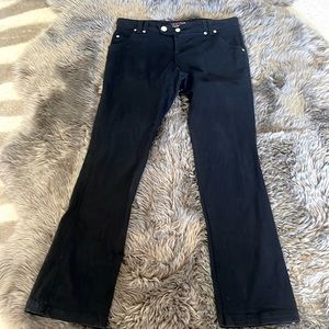 Black hipster boot-cut pants - vintage - size 13 or 32